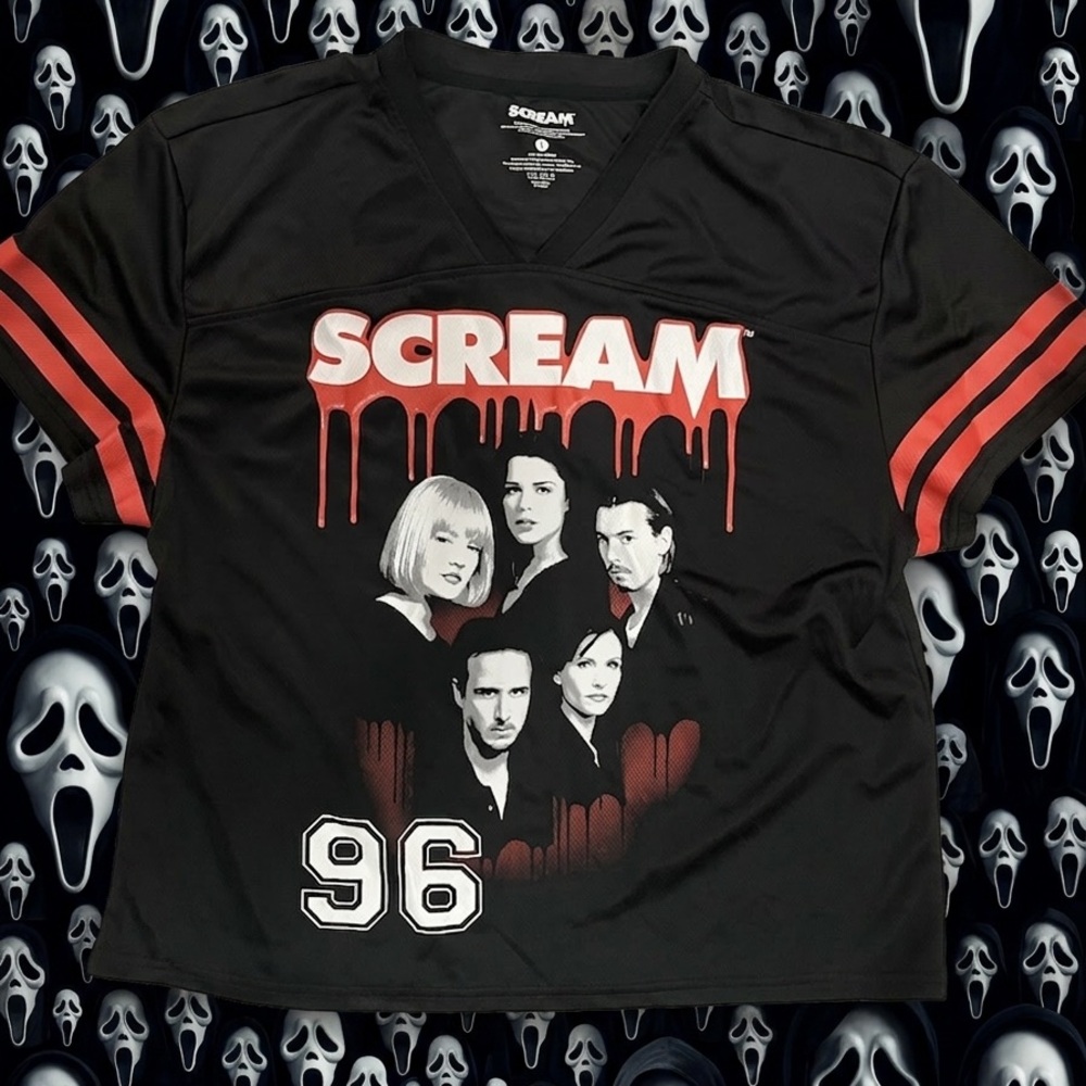 Scream 96 Black Graphic Jersey Tee